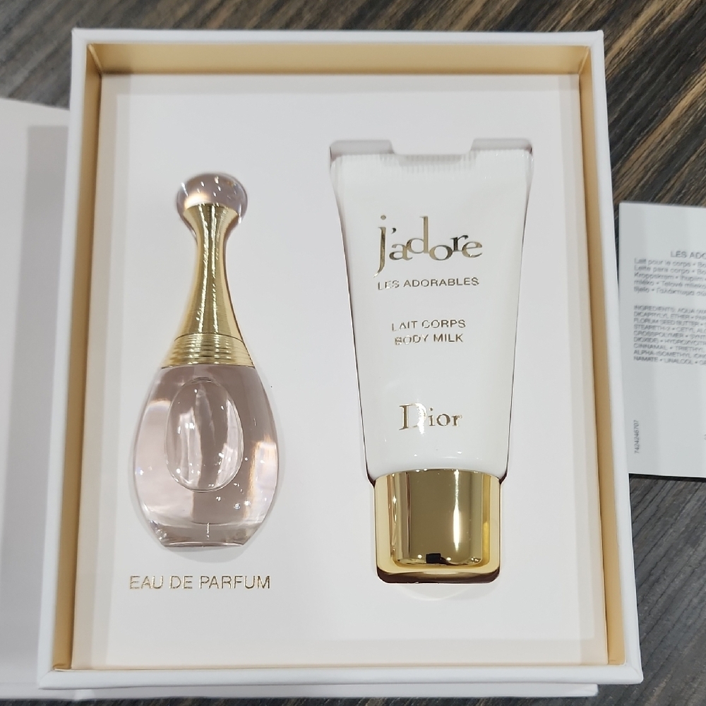 Dior J'adore Eau de Parfum and Body Milk Set